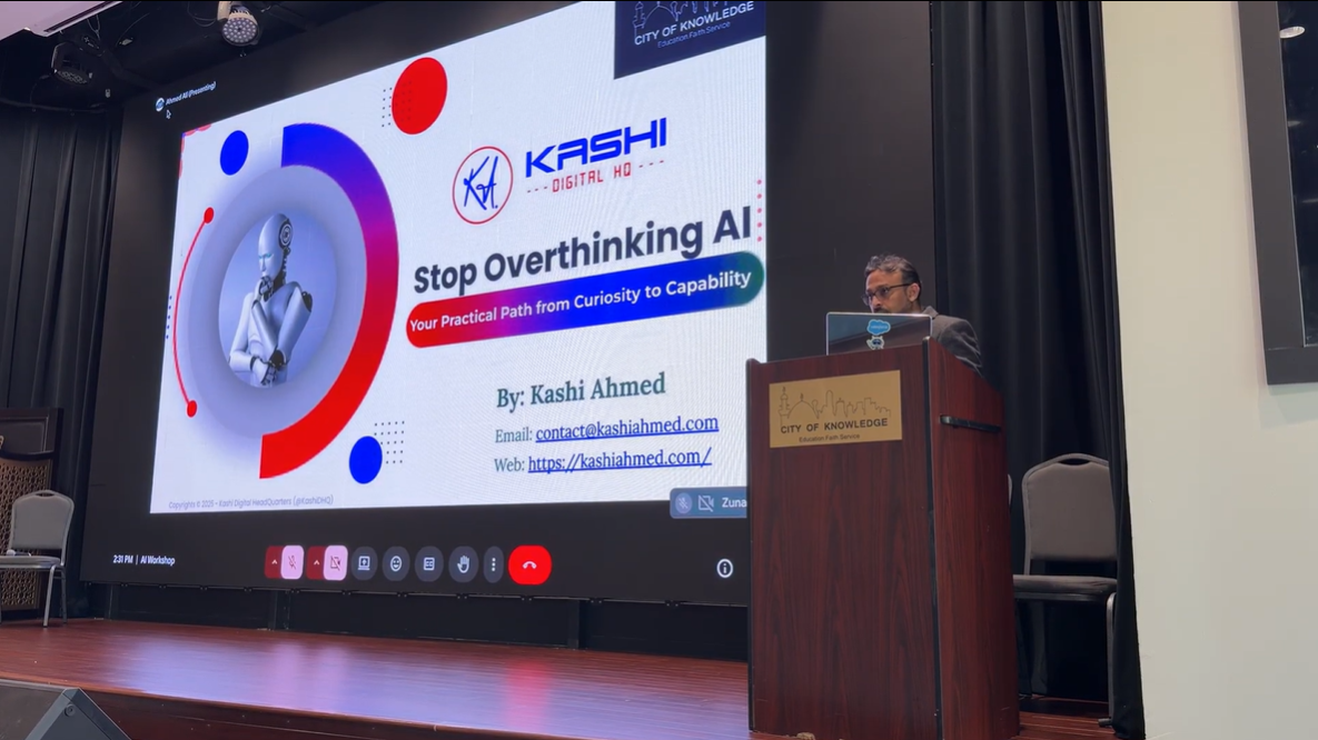 City of knowledge center - AI Conference — slide 1
